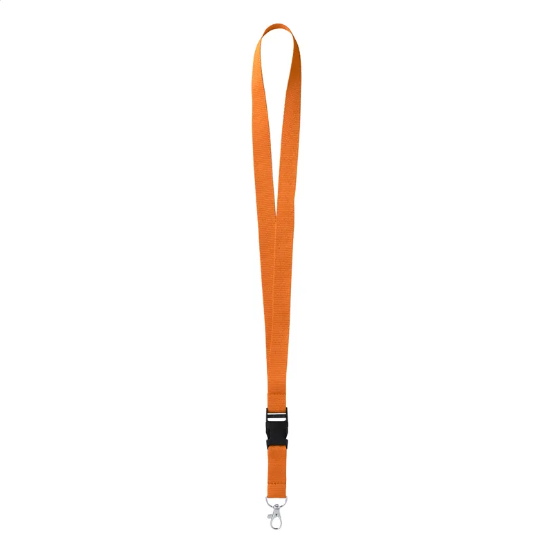 Ιμάντας Λαιμού (Lanyard) με Καραμπίνερ σε χρώμα Πορτοκαλί. Εταιρικά Διαφημιστικά Δώρα | PERFECT advertising
