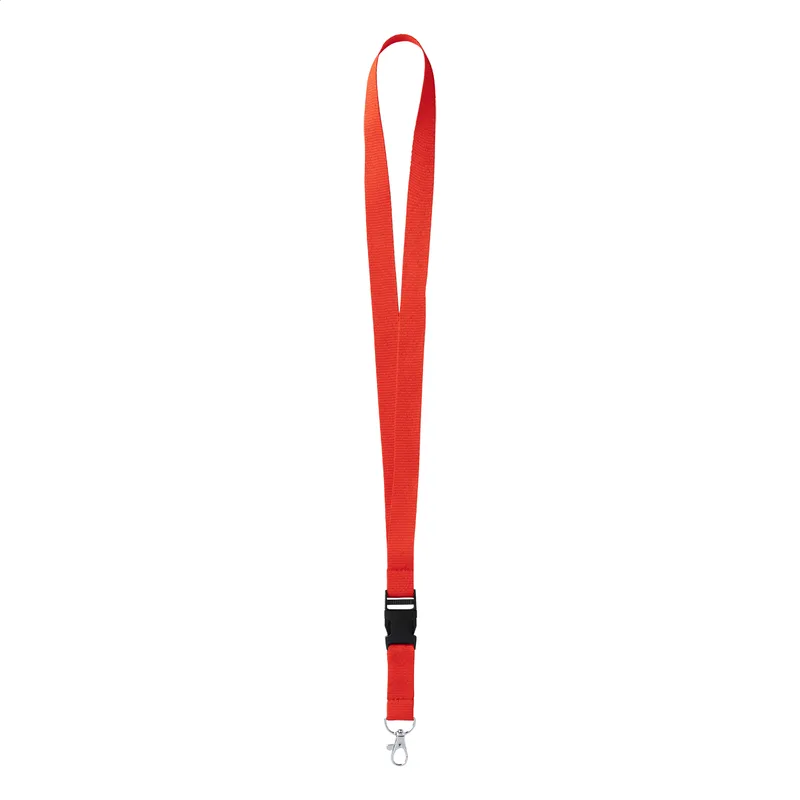 Ιμάντας Λαιμού (Lanyard) με Καραμπίνερ σε χρώμα Κόκκινο. Εταιρικά Διαφημιστικά Δώρα | PERFECT advertising