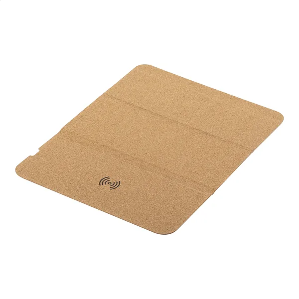 Mousepad Εκτύπωση Λογοτύπου Φελλός με Ασύρματο Φορτιστή 5W. Εταιρικά Διαφημιστικά Δώρα Γραφείου | PERFECT advertising