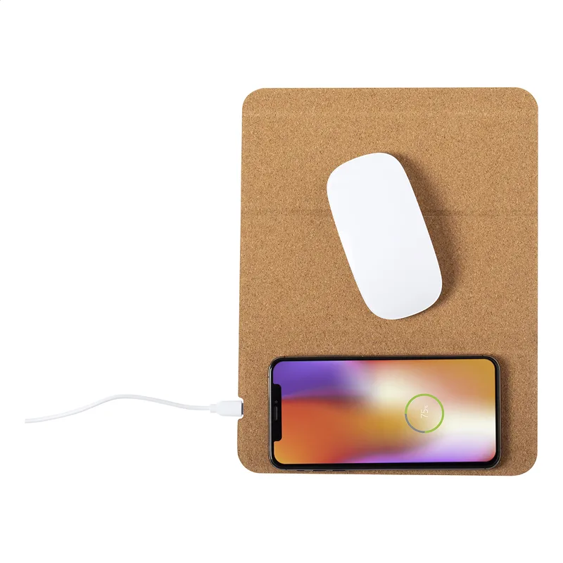 Mousepad Φελλός με Ενσωματωμένη Θήκη Κινητού. Προϊόντα Προβολής Επιχειρήσεων | PERFECT advertising