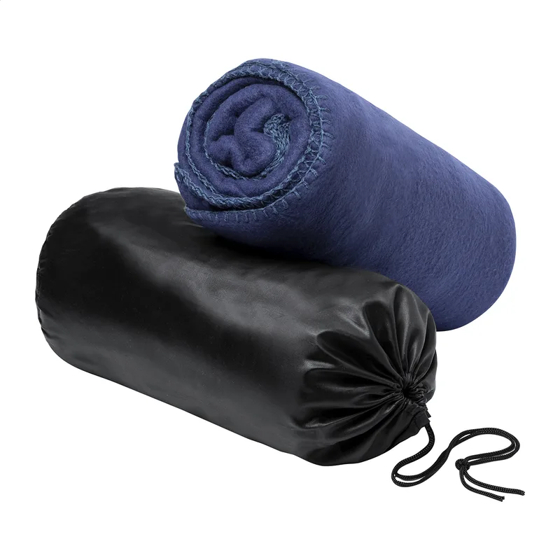 Κουβέρτα RPET Polar Fleece Διπλωμένη σε Θήκη. Εκτύπωση Λογοτύπου σε Οικολογικά Δώρα | PERFECT advertising