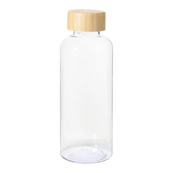 Μπουκάλι RPET με Διαφήμιση — Καπάκι Μπαμπού 600ml | PERFECT advertising