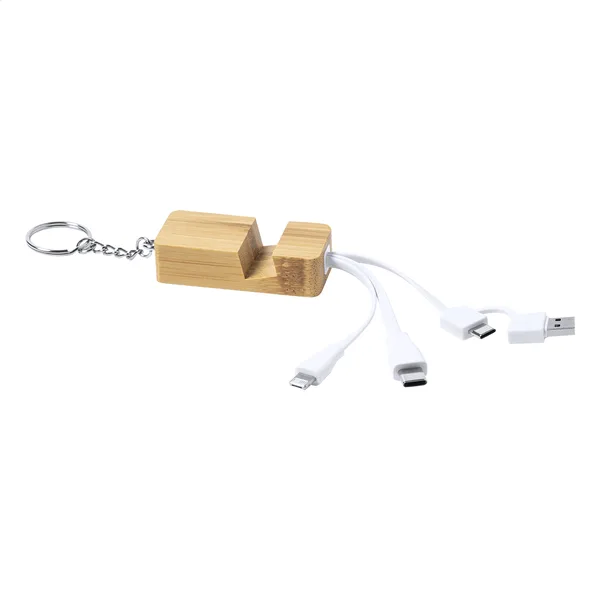 Τυπωμένη Θήκη Κινητού με Καλώδιο USB και Μπρελόκ Μπαμπού. Εταιρικά Διαφημιστικά Δώρα | PERFECT advertising