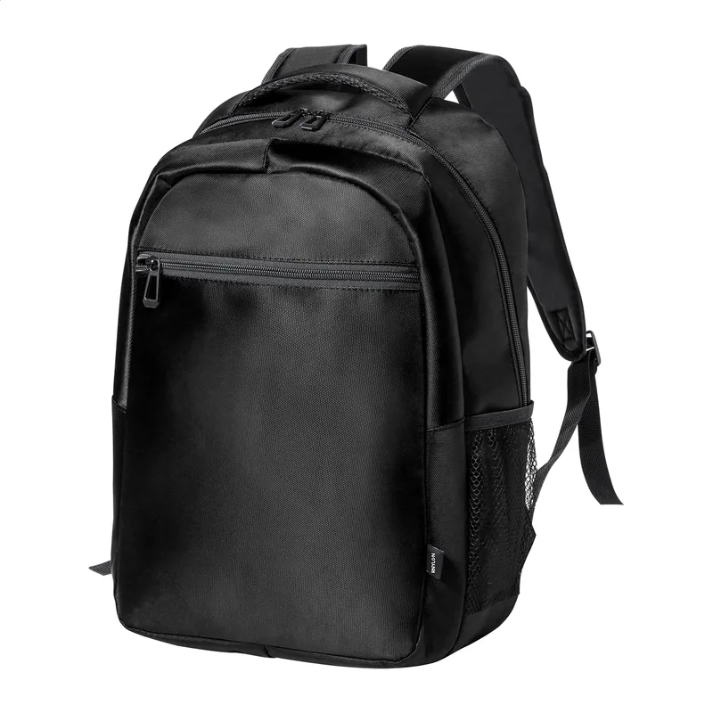 Σακίδιο Πλάτης RNYLON με Θήκη Laptop σε χρώμα Μαύρο. Εταιρικά Διαφημιστικά Δώρα | PERFECT advertising