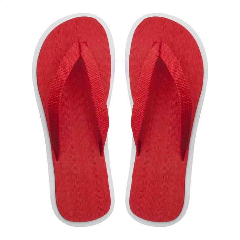 Σαγιονάρες Παραλίας Unisex Malibu σε χρώμα Κόκκινο. Εταιρικά Διαφημιστικά Δώρα | PERFECT advertising