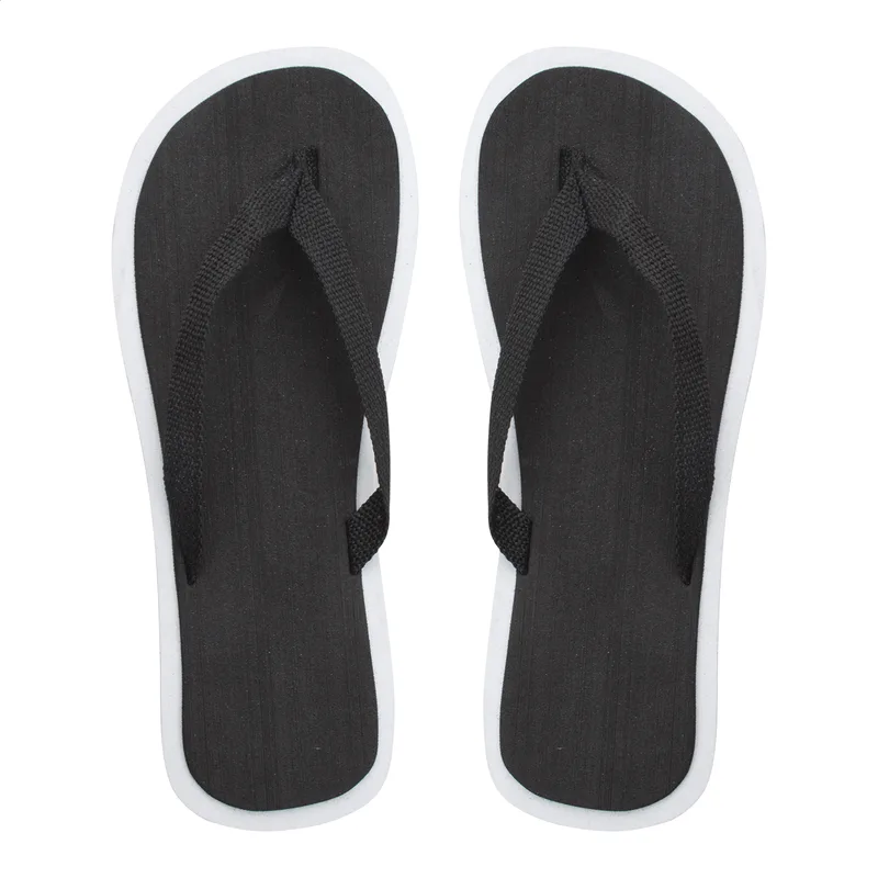 Σαγιονάρες Παραλίας Unisex Malibu σε χρώμα Μαύρο. Εταιρικά Διαφημιστικά Δώρα | PERFECT advertising