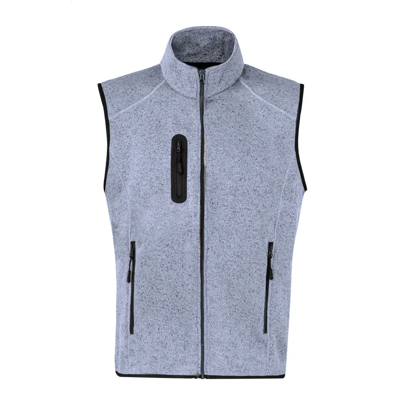 Γιλέκο Body Warmer Fleece Unisex σε χρώμα Γκρι Τέφρας. Εταιρικά Διαφημιστικά Δώρα | PERFECT advertising