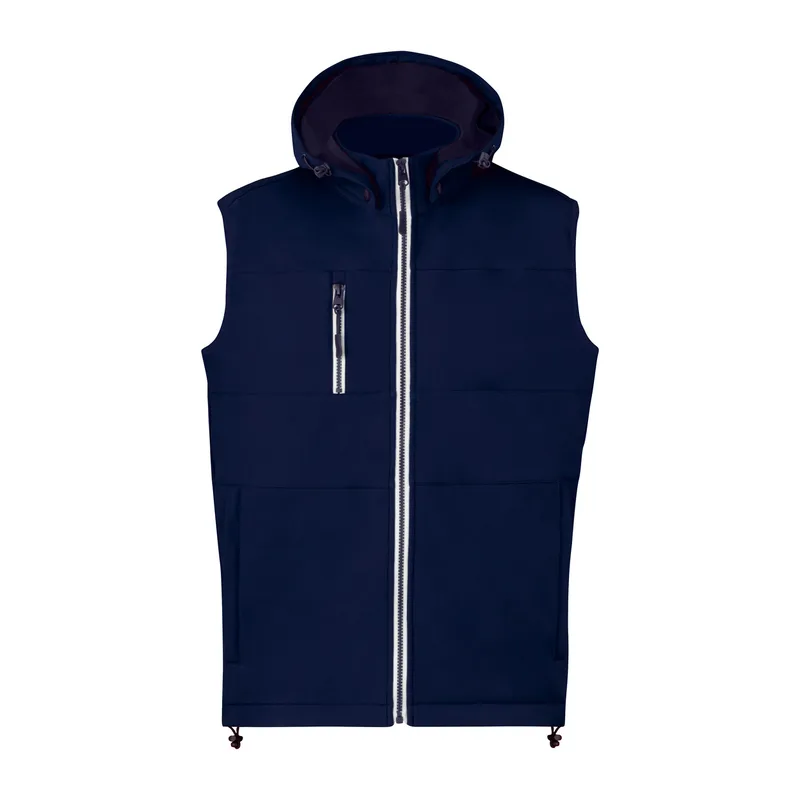 Γιλέκο Softshell με Αποσπώμενη Κουκούλα σε χρώμα Σκούρο Μπλε. Εταιρικά Διαφημιστικά Δώρα | PERFECT advertising