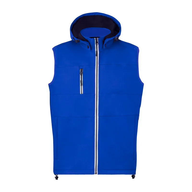 Γιλέκο Softshell με Αποσπώμενη Κουκούλα σε χρώμα Μπλε. Εταιρικά Διαφημιστικά Δώρα | PERFECT advertising