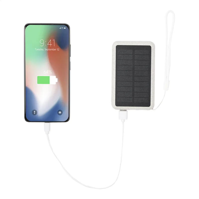 Ηλιακός Πίνακας Power Bank Ηλιακής Φόρτισης. Προϊόντα Προβολής με Λογότυπο | PERFECT advertising