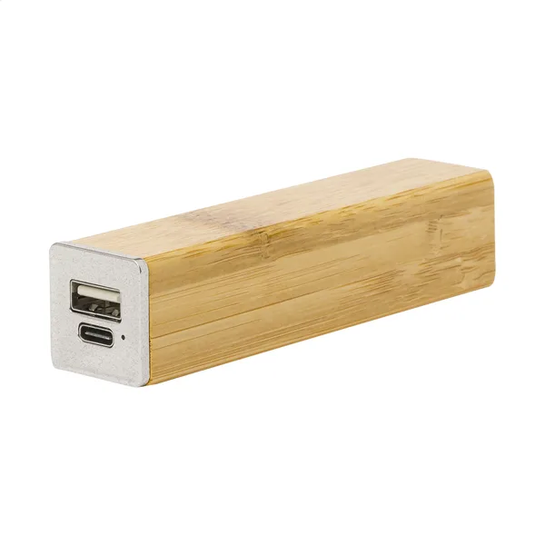 Λογότυπο σε Power Bank Οικολογικό από Μπαμπού και Άχυρο Σιταριού. Εταιρικά Διαφημιστικά Δώρα με Εκτύπωση | PERFECT advertising