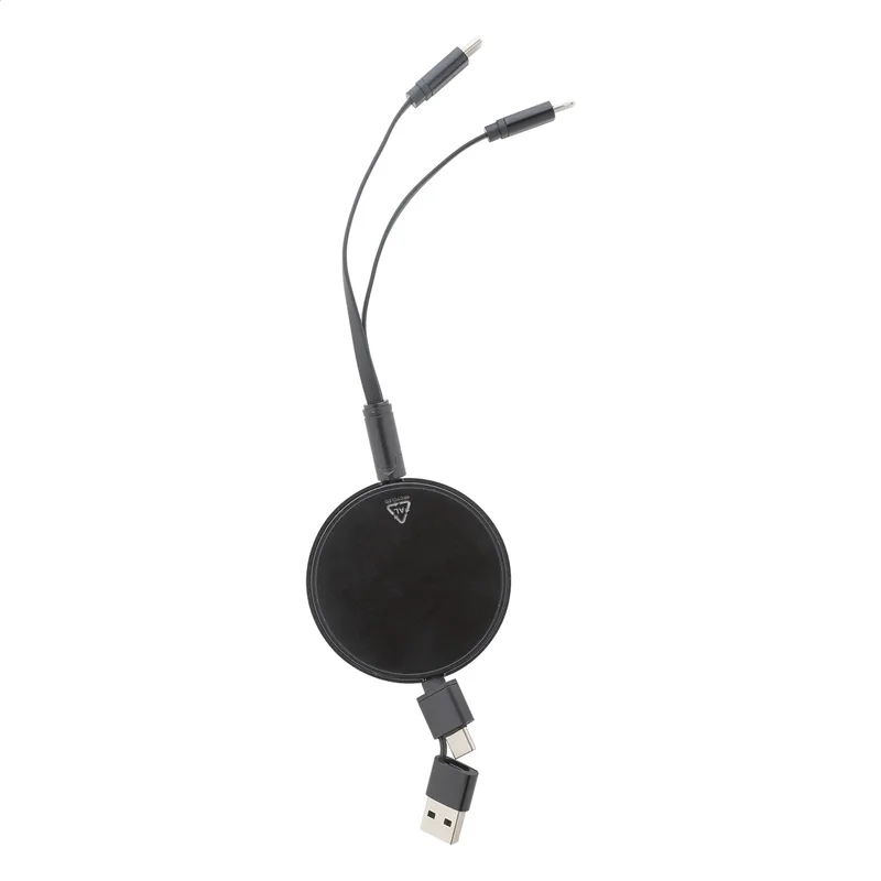 Λεπτομέρεια Σύνδεσης Τηλεσκοπικού Καλωδίου USB. Εκτύπωση Λογοτύπου σε Εταιρικά Δώρα Τεχνολογίας | PERFECT advertising