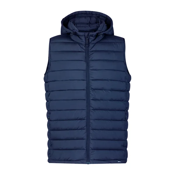 Γιλέκο Body Warmer με Λογότυπο από RPET Πολυεστέρα. Αντιανεμικό με Ρυθμιζόμενη Κουκούλα — Εταιρικά Διαφημιστικά Δώρα | PERFECT advertising