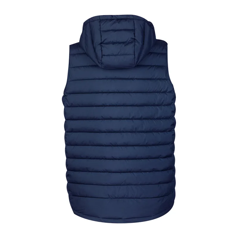 Γιλέκο Body Warmer RPET με Πλαϊνές Τσέπες Φερμουάρ. Λεπτομέρεια Κεντρικού Φερμουάρ — Εκτύπωση Λογοτύπου σε Εταιρικά Ενδύματα | PERFECT advertising