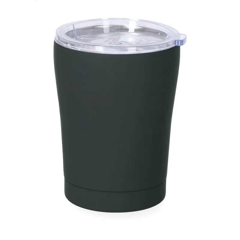 Ποτήρι Θερμός Διπλού Τοιχώματος 350 ml Neni σε χρώμα Σκούρο Γκρι. Εταιρικά Διαφημιστικά Δώρα | PERFECT advertising