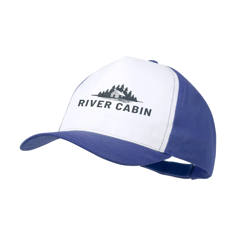 Καπέλο Μπέιζμπολ 5 Πάνελ Sucap σε χρώμα Μπλε. Εταιρικά Διαφημιστικά Δώρα | PERFECT advertising