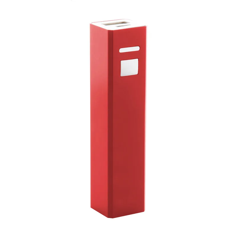 Power Bank Αλουμινίου USB Balzur σε χρώμα Κόκκινο. Εταιρικά Διαφημιστικά Δώρα | PERFECT advertising