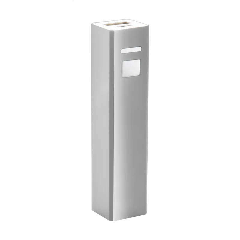 Power Bank Αλουμινίου USB Balzur σε χρώμα Ασημί. Εταιρικά Διαφημιστικά Δώρα | PERFECT advertising