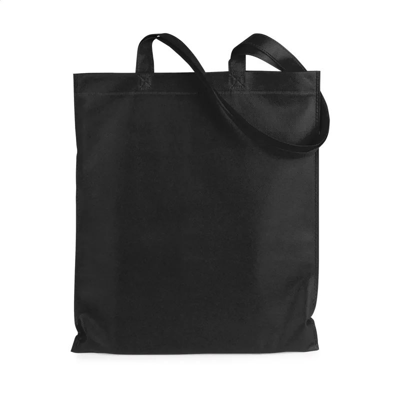 Τσάντα Αγορών Non-Woven Wozzin σε χρώμα Μαύρο. Εταιρικά Διαφημιστικά Δώρα | PERFECT advertising