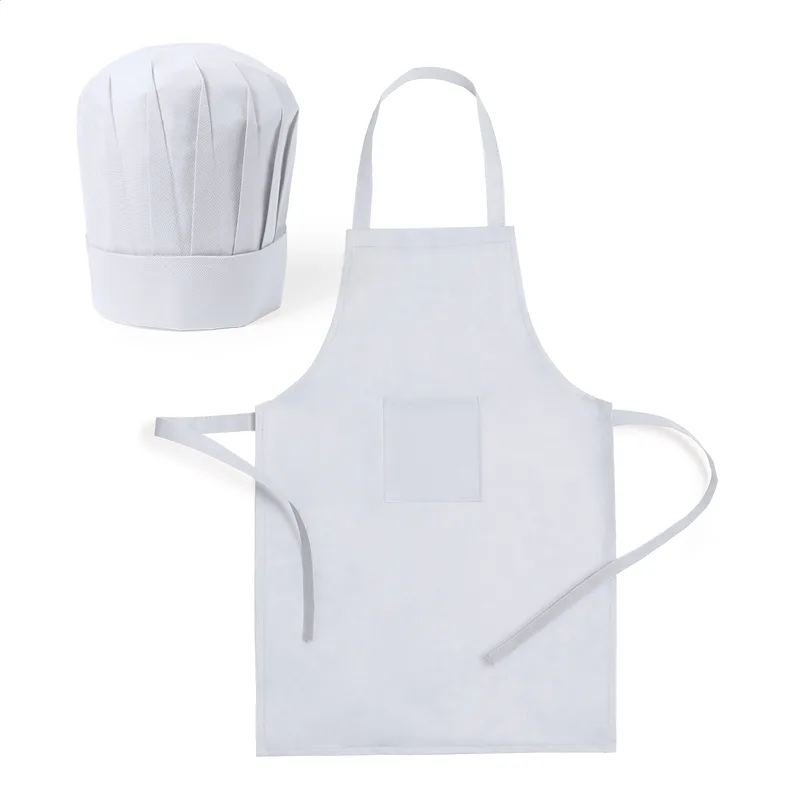 Σετ Σεφ για Παιδιά με Τύπωμα — Non-Woven Ποδιά και Καπέλο. Εταιρικά Διαφημιστικά Δώρα για Εκδηλώσεις | PERFECT advertising