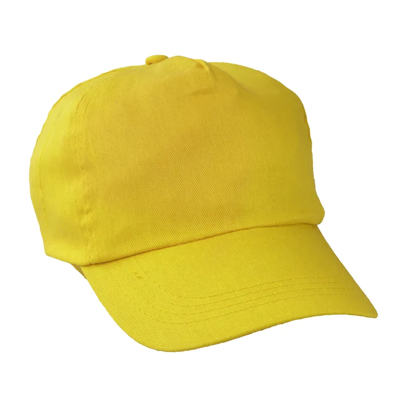 Καπέλο Μπέιζμπολ 5 Πάνελ με Velcro Reggie σε χρώμα Κίτρινο. Εταιρικά Διαφημιστικά Δώρα | PERFECT advertising