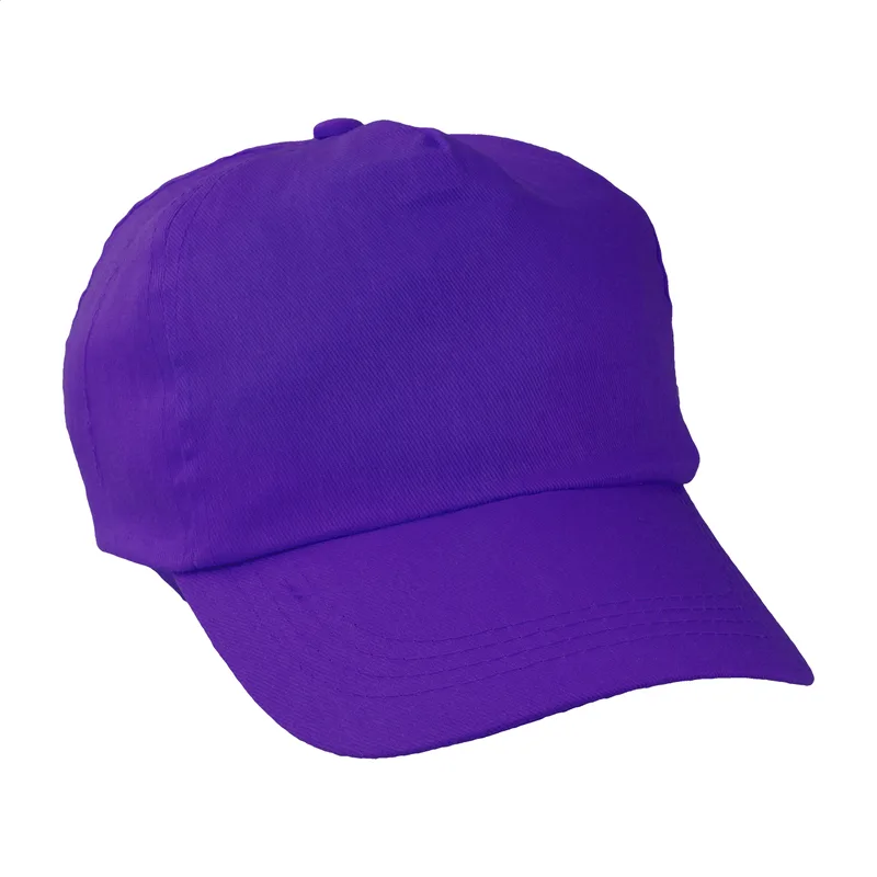 Καπέλο Μπέιζμπολ 5 Πάνελ με Velcro Reggie σε χρώμα Μωβ. Εταιρικά Διαφημιστικά Δώρα | PERFECT advertising