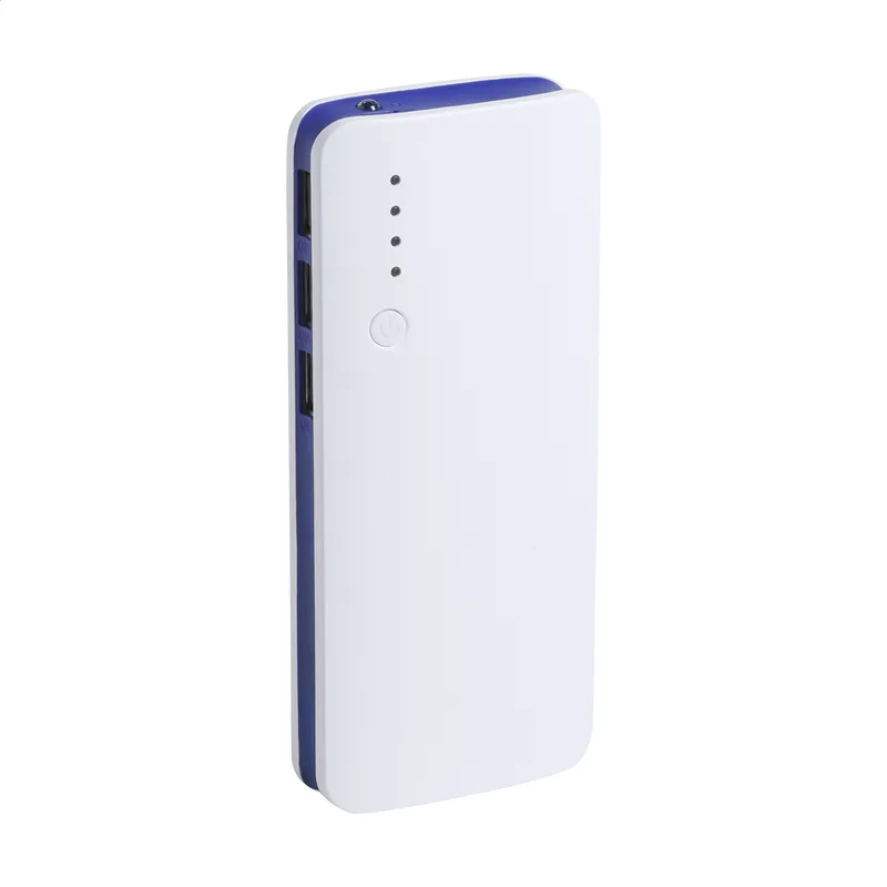 Power Bank USB 10000 mAh με 3 Θύρες σε χρώμα Μπλε. Εταιρικά Διαφημιστικά Δώρα | PERFECT advertising