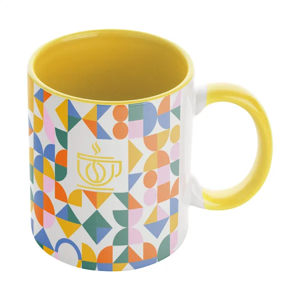 Διαφημιστική Κούπα Sublimation με Χρωματιστή Λαβή σε Κουτί Δώρου. Εκτύπωση Λογοτύπου σε Εταιρικά Δώρα | PERFECT advertising