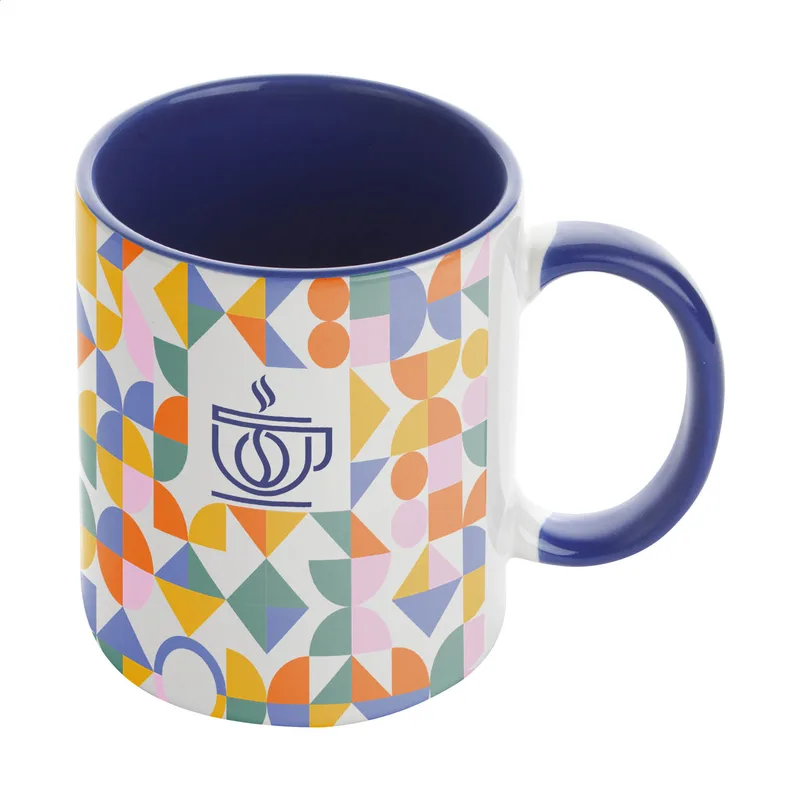 Κούπα Sublimation με Χρωματιστή Λαβή σε Κουτί Δώρου σε χρώμα Μπλε. Εταιρικά Διαφημιστικά Δώρα | PERFECT advertising