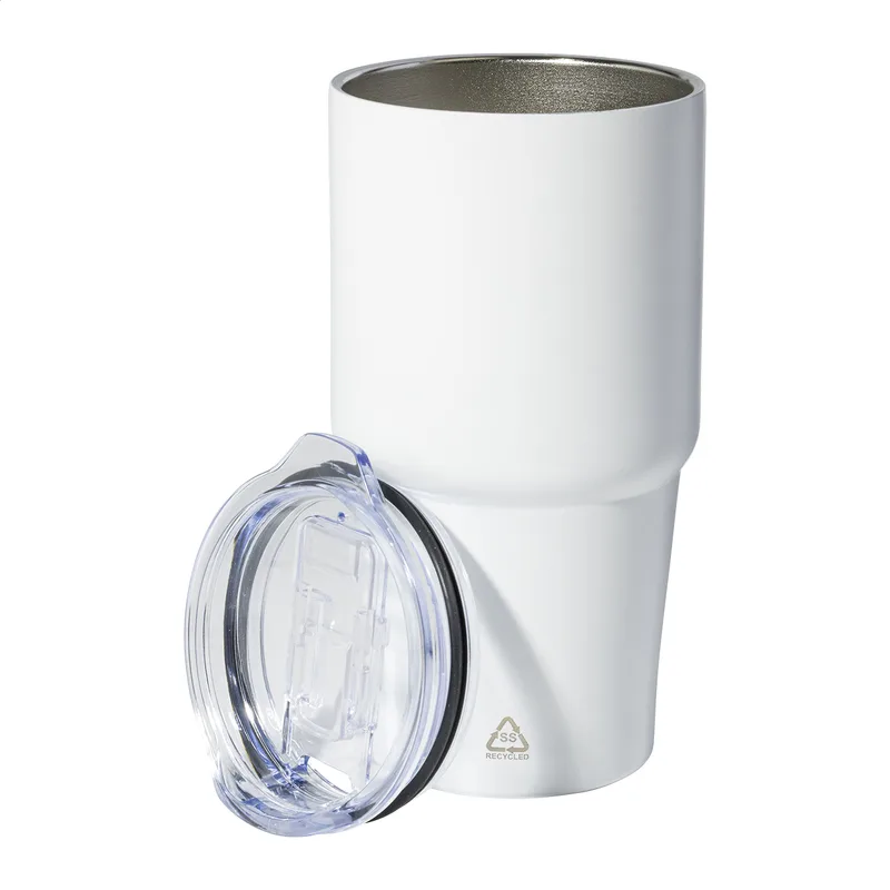 Ποτήρι Θερμός Διπλού Τοιχώματος 600ml. Πλάγια Όψη — Προϊόντα Προβολής με Λογότυπο | PERFECT advertising