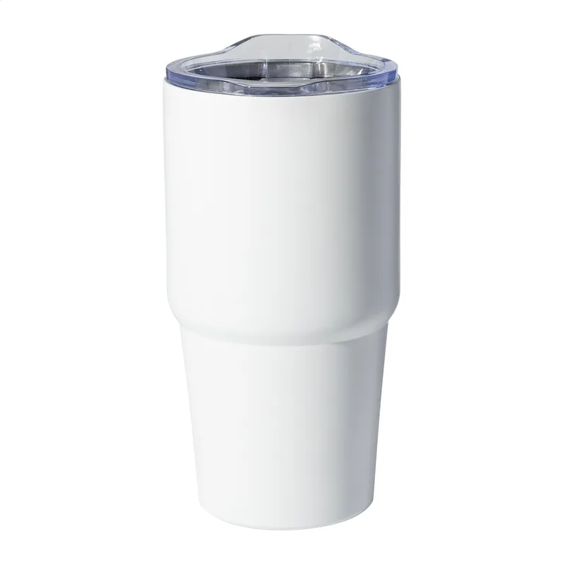 Ποτήρι Θερμός Ανακυκλωμένο Ατσάλι 600ml με Εκτύπωση. Εταιρικό Δώρο σε Χρωματικές Παραλλαγές | PERFECT advertising