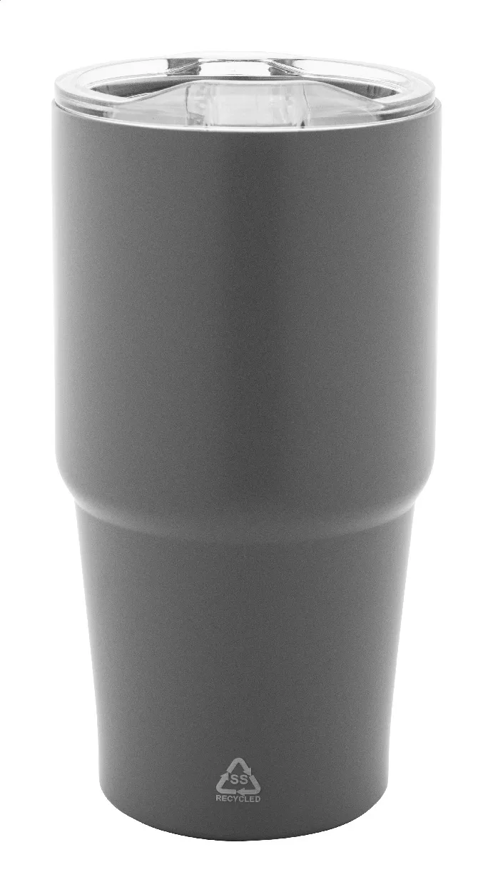Ποτήρι Θερμός Διπλού Τοιχώματος 600 ml Noricano σε χρώμα Γκρι Τέφρας. Εταιρικά Διαφημιστικά Δώρα | PERFECT advertising