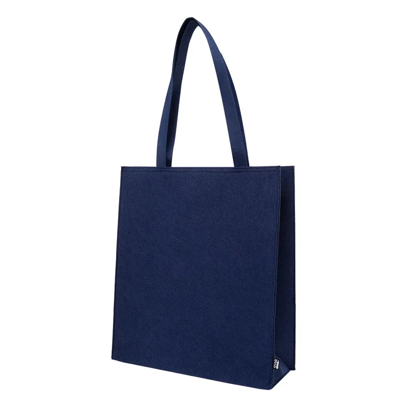 Τσάντα Αγορών RPET Felt Refelt Shop Plus σε χρώμα Σκούρο Μπλε. Εταιρικά Διαφημιστικά Δώρα | PERFECT advertising