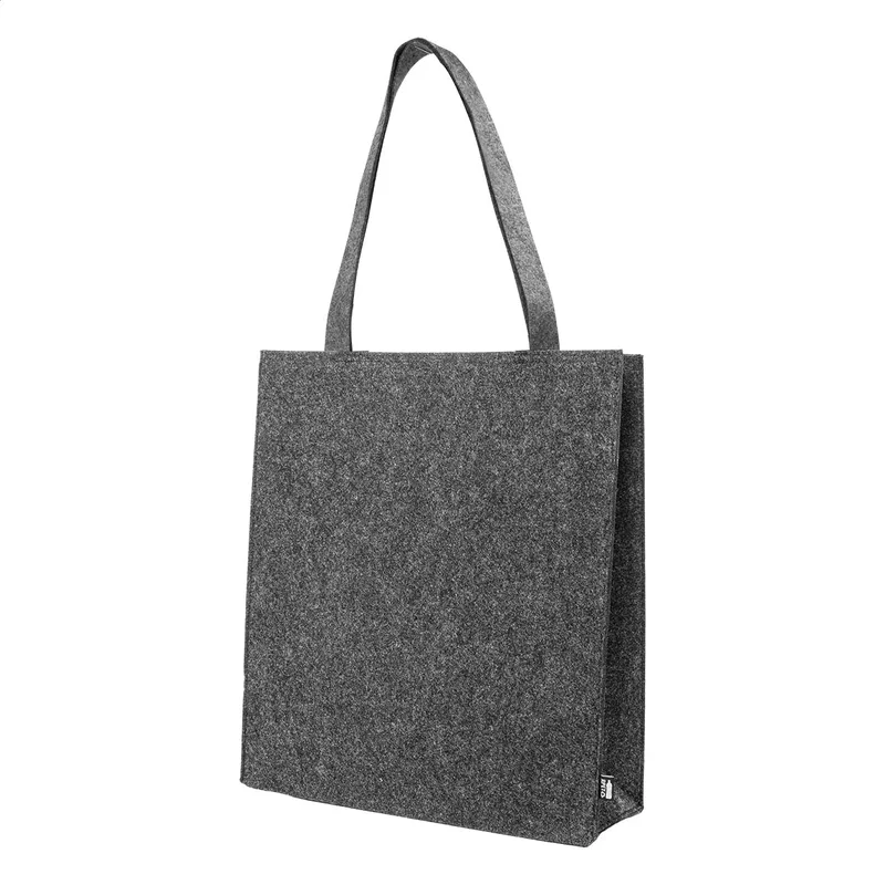 Τσάντα Αγορών RPET Felt Refelt Shop Plus σε χρώμα Γκρι Τέφρας. Εταιρικά Διαφημιστικά Δώρα | PERFECT advertising