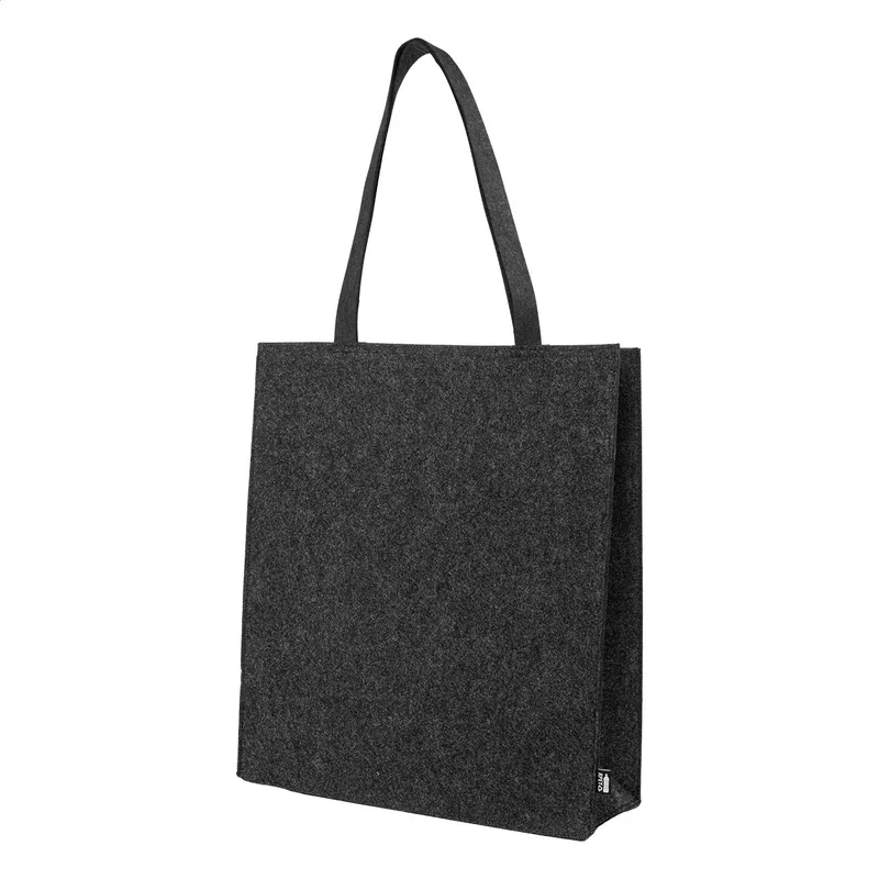 Τσάντα Αγορών RPET Felt Refelt Shop Plus σε χρώμα Σκούρο Γκρι. Εταιρικά Διαφημιστικά Δώρα | PERFECT advertising