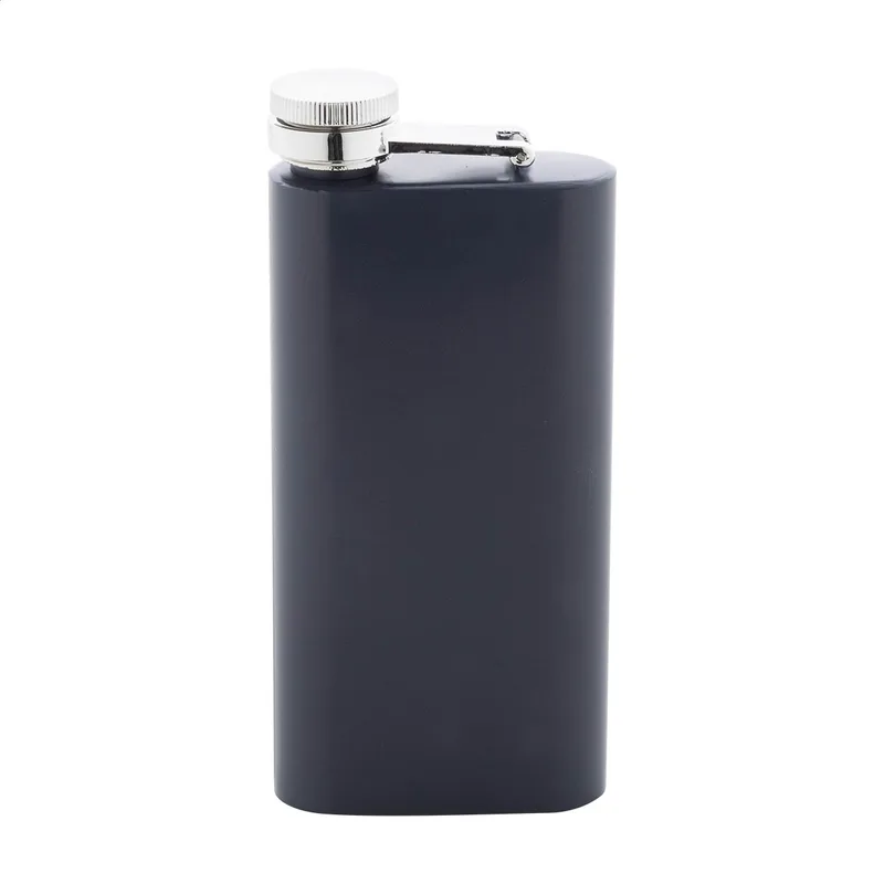 Λεπτομέρεια Πώματος Φλασκιού Ισχίου 150 ml. Εκτύπωση Λογοτύπου σε Ανακυκλωμένο Ανοξείδωτο Ατσάλι | PERFECT advertising