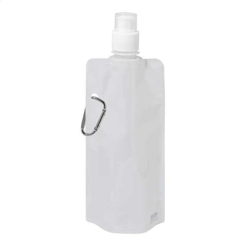 Διαφημιστικό Πτυσσόμενο Μπουκάλι RPET 500ml με Καραμπίνερ Αλουμινίου. Εταιρικά Διαφημιστικά Δώρα | PERFECT advertising