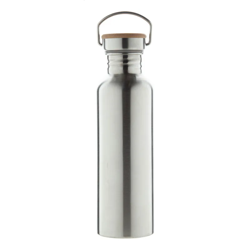 Μπουκάλι Ανοξείδωτου με Λογότυπο Balman 750ml με Χερούλι-Καπάκι από Μπαμπού. Εταιρικά Διαφημιστικά Δώρα | PERFECT advertising