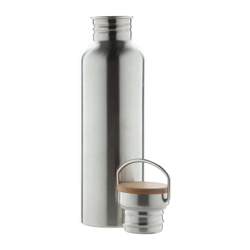 Μπουκάλι Ανοξείδωτου Balman 750ml — Λεπτομέρεια Καπακιού από Μπαμπού. Εκτύπωση Λογοτύπου σε Εταιρικά Δώρα | PERFECT advertising