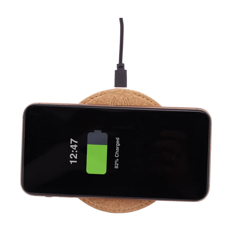 Ασύρματος Φορτιστής Φελλού με Καλώδιο USB. Εταιρικά Τεχνολογικά Δώρα με Λογότυπο | PERFECT advertising