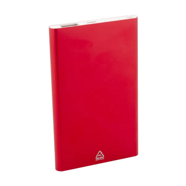 Power Bank με Διαφήμιση από Ανακυκλωμένο Αλουμίνιο 4000 mAh. Εταιρικά Διαφημιστικά Δώρα | PERFECT advertising