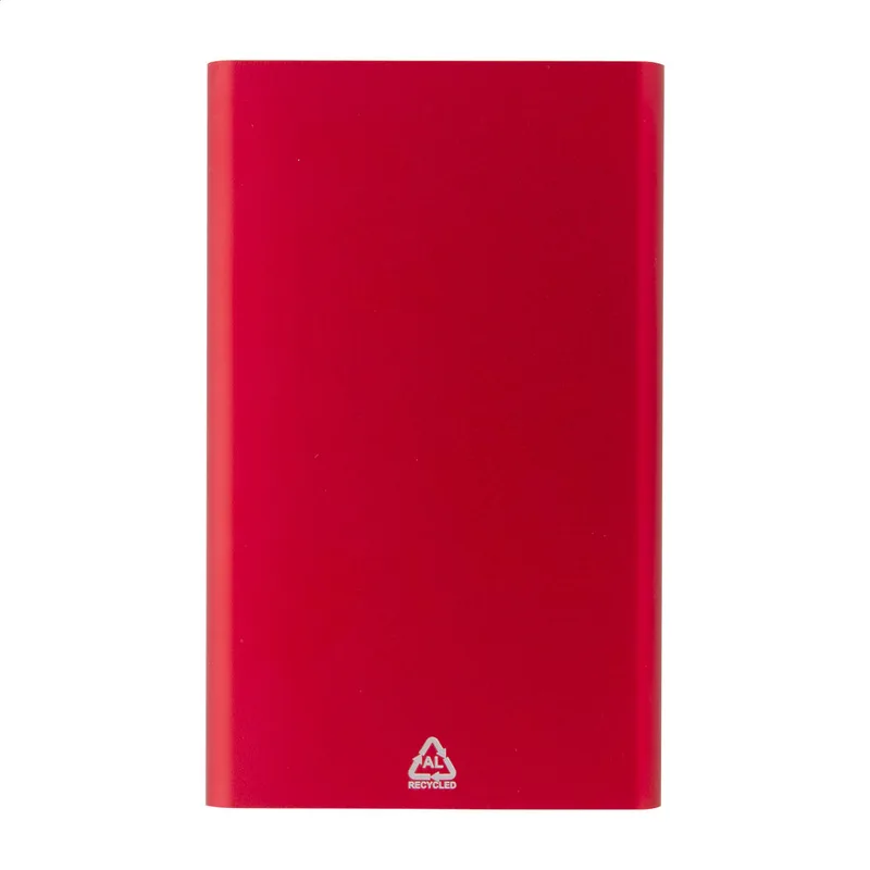 Power Bank Αλουμίνιο με Εκτύπωση Λογοτύπου. Θύρες USB και USB-C — Προϊόντα Προβολής | PERFECT advertising