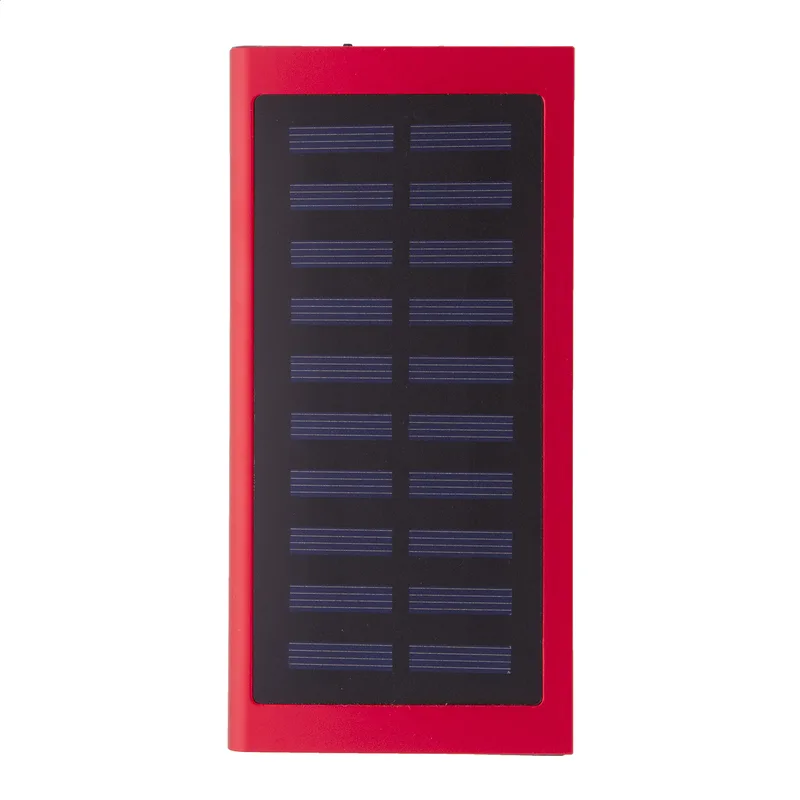 Power Bank Ηλιακός 4000 mAh — Θύρες USB και USB-C. Προϊόντα Προβολής για Επιχειρήσεις | PERFECT advertising