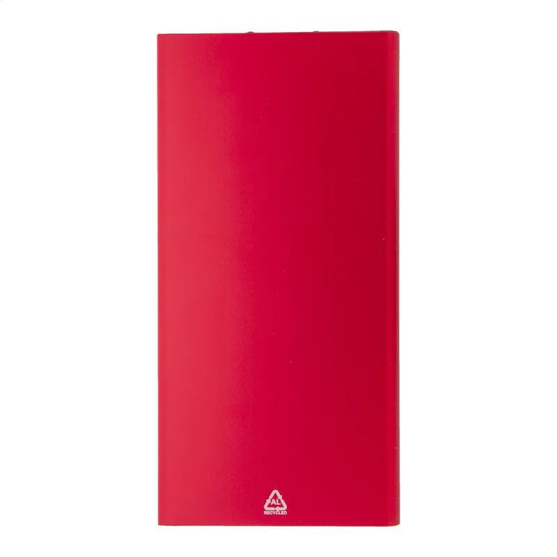 Power Bank από Ανακυκλωμένο Αλουμίνιο με Εκτύπωση. Λεπτομέρεια Κελύφους — Διαφημιστικές Εκτυπώσεις | PERFECT advertising