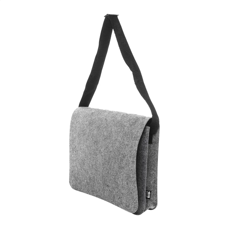 Τσάντα Ταχυδρόμου Laptop RPET Felt σε Πλάγια Όψη. Εκτύπωση Λογοτύπου σε Βιώσιμα Εταιρικά Δώρα | PERFECT advertising