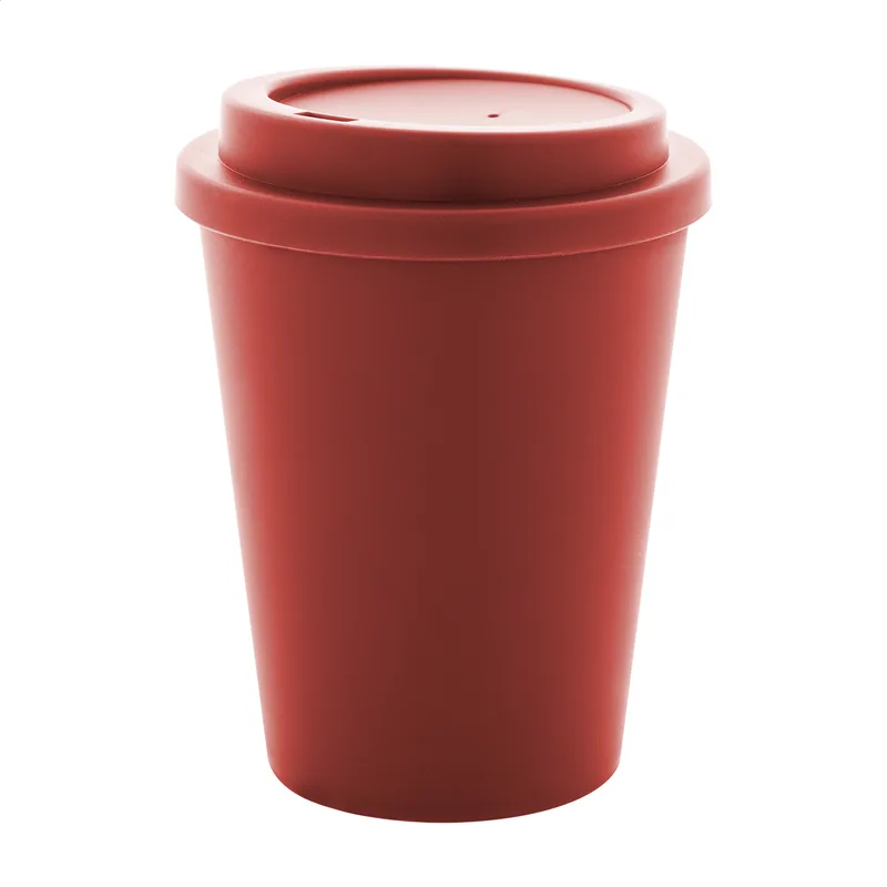 Ποτήρι Θερμός Διπλού Τοιχώματος 300 ml Peppulu σε χρώμα Κόκκινο. Εταιρικά Διαφημιστικά Δώρα | PERFECT advertising