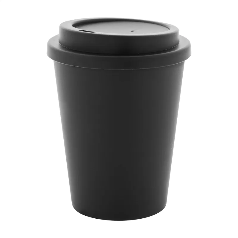 Ποτήρι Θερμός Διπλού Τοιχώματος 300 ml Peppulu σε χρώμα Μαύρο. Εταιρικά Διαφημιστικά Δώρα | PERFECT advertising