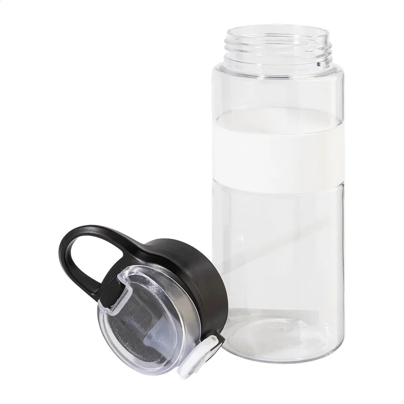 Τυπωμένο Μπουκάλι RPET 700 ml. Λεπτομέρεια Καλαμακιού και Στομίου Σιλικόνης — Διαφημιστικά Δώρα | PERFECT advertising