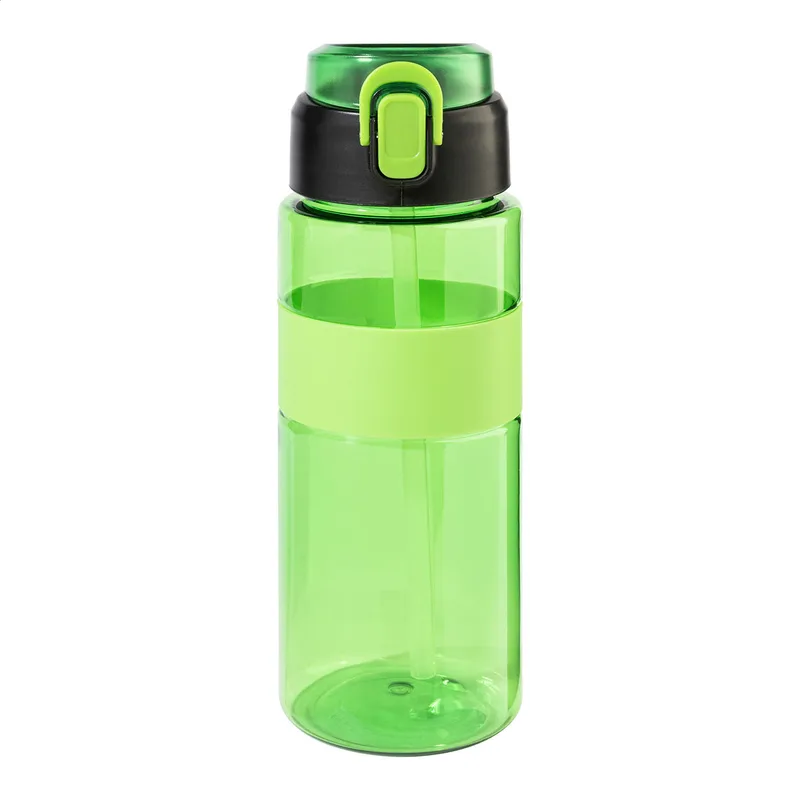 Μπουκάλι RPET Sport 700 ml με Καλαμάκι σε χρώμα Πράσινο. Εταιρικά Διαφημιστικά Δώρα | PERFECT advertising