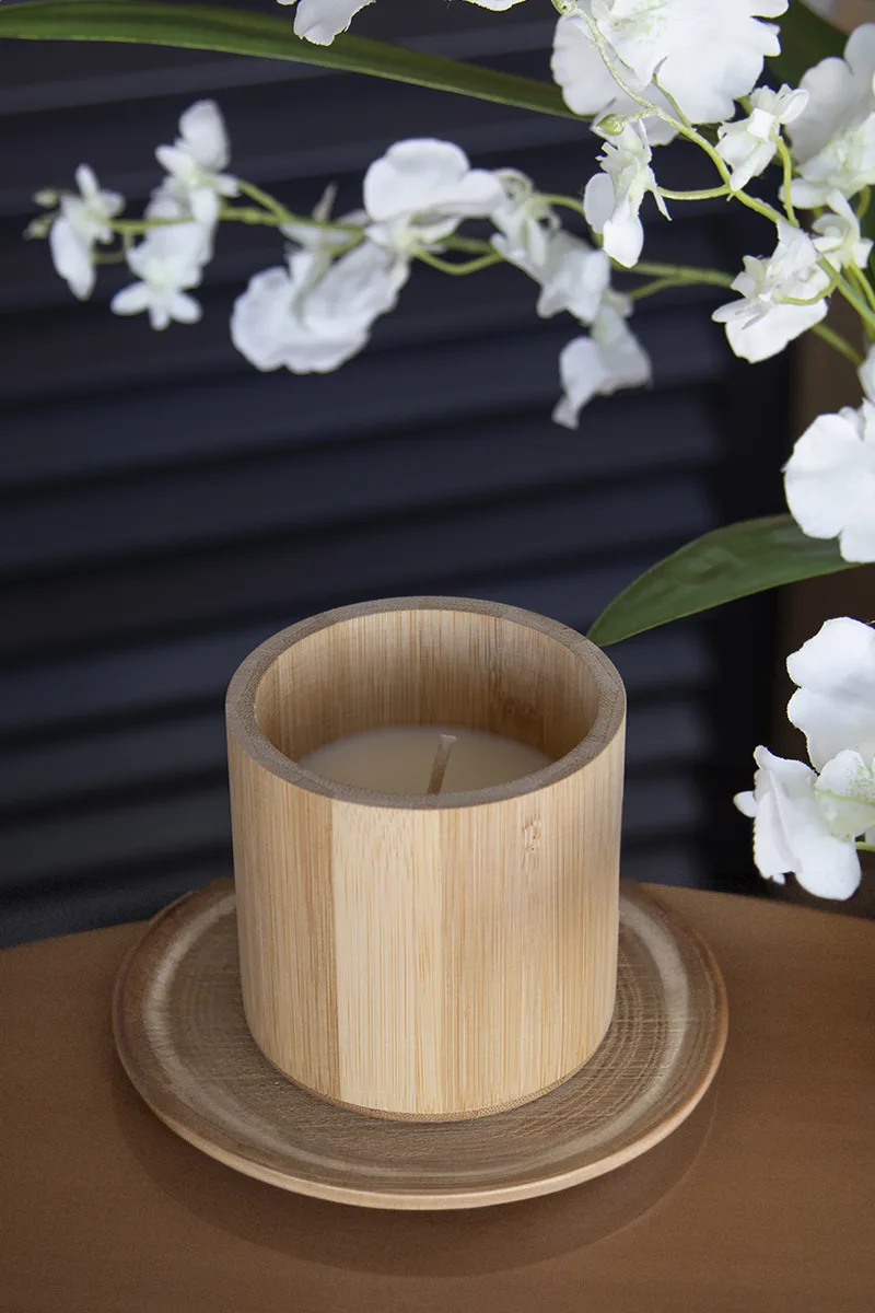 Κουτί Kraft με Κερί Bamboo. Προϊόντα Προβολής με Λογότυπο για Επιχειρήσεις | PERFECT advertising